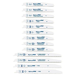 13-Piece Avanti Pro Bi-Metal Reciprocating Saw Blade Set $7.97 + Free Shipping