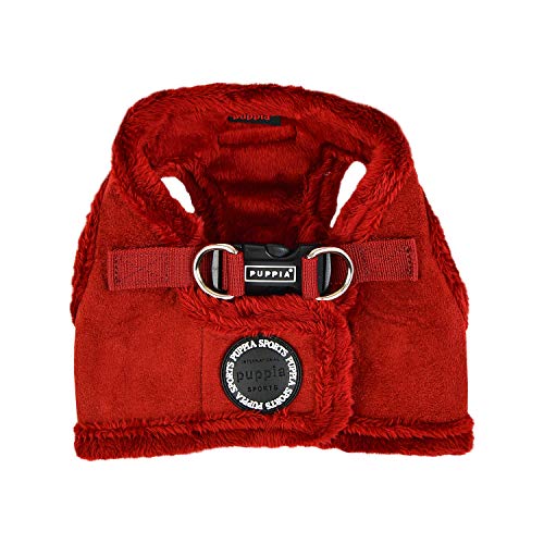 Puppia Terry Vest Dog Harness...and Medium Dog,Wine,X-Large