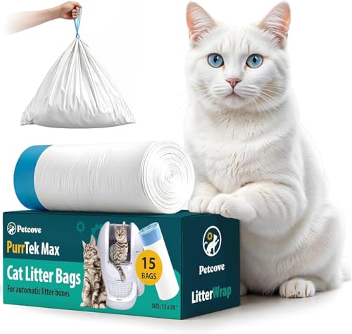 PetCove Cat Litter Box Liners...Litter Bags for Automatic Box
