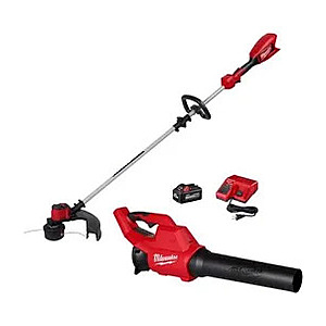Milwaukee M18 18V Lithium-Ion Brushless Cordless String Trimmer w/ 6.0 Ah Battery & Charger,M18 Brushless 120 MPH 450 CFM Blower $299