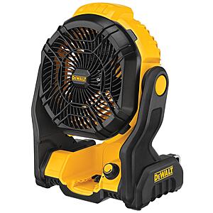 DEWALT 8-in Indoor/Outdoor Jobsite Fan,Battery Powered,in Yellow one_size | DCE512B $99