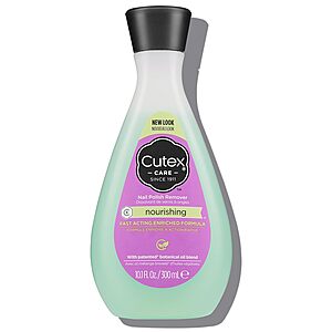 Select Accounts:10.1-Oz Cutex Nourishing Nail Polish Remover w/ Vitamin E $1.95 w/ S&S