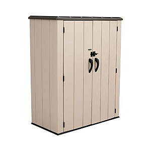 Lifetime outdoor vertical storage shed (60326
