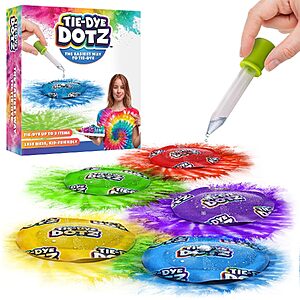 15-Piece Blue Marble Tie-Dye Dotz Tie-Dye Craft Kit $5.27 + Free Shipping w/ Prime or on $35