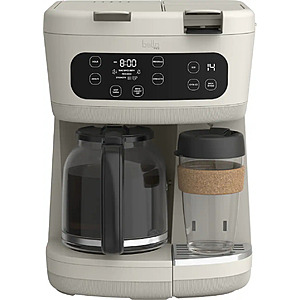 bella PRO - MultiBrew 12-Cup Drip & Single-Serve Coffee Maker - Oatmilk $60
