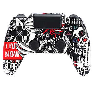 16-$17 FS Walmart+ by YUOY Wireless Controller Compatible with P4/P4 Slim/P4 Pro/Windows PC