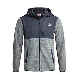 Walmart+ Members: Reebok Men's Polarfleece Jacket Sizes M-2XL (2 Colors) $19.98 + Free S&H w/ Walmart+ or on $35+