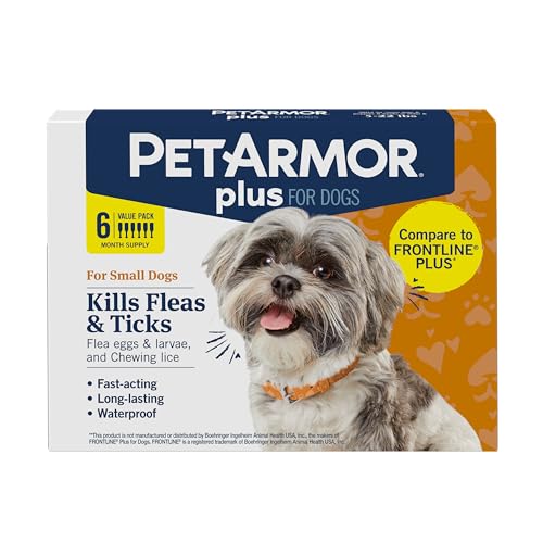 PetArmor Plus Flea and Tick Pr...opical,Fast Acting (5-22 lbs