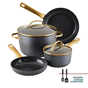 Farberware Forged Induction 8-Piece Ceramic Nonstick Cookware Set $45.00 + Free Shipping