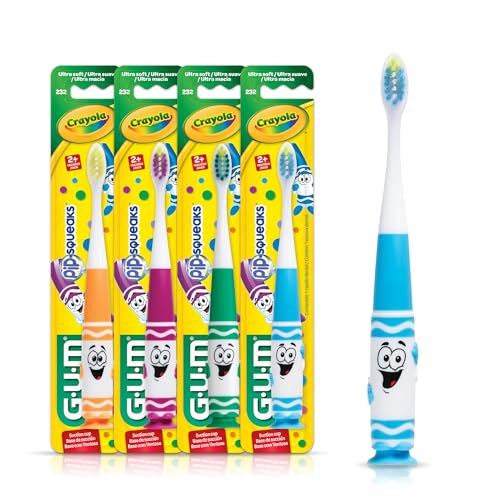 GUM Crayola Pip-Squeaks Kids T...r Ages 3+,1 Count (Pack of 4