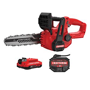 Craftsman V20 CMCCS610D1 10 in.Chainsaw w/ Battery & Charger $111.00 + Free Shipping