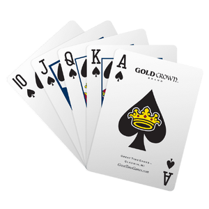 1.18 FS Walmart+ Gold Crown Quality Paper Standard Poker Playing Cards by Great Time Games (Walmart Exclusive