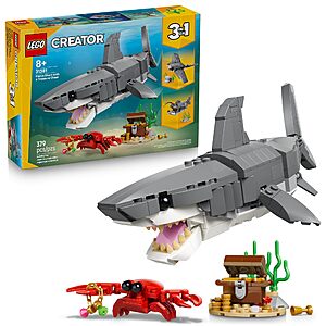 379-Piece LEGO Creator Fierce Shark w/ a Treasure Chest Building Toy $30.74 + Free Shipping w/ Prime or on $35