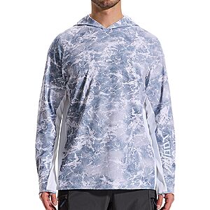 LOOGU Men's Sun Hoodie UPF 50+ Shirts Long Sleeve Rash Guard Sun Shirts (Various) $4.99 + Free shipping on $35+ or with Prime