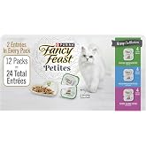 26.49 AMAZON Fancy Feast Purina Gourmet Wet Cat Food Variety Package,Petites Gravyvy 96 Servings - 2.8 oz.Tubs,(Pack of 48) 96 MEALS