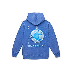 DC Comics Boys Superman Graphic Pullover Hoodie.Spiderman $8.86,Hot Wheels $8.82 Size 4-5