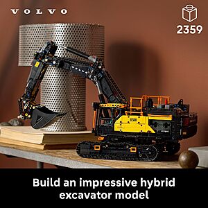 Amazon US] LEGO Technic Volvo EC500 Hybrid Excavator,42215 ($365.46/15% OFF