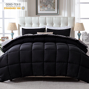 Yalamila Queen Size Comforter Set 3-Piece All-Season Down Alternative Reversible Comforter Set $24.29