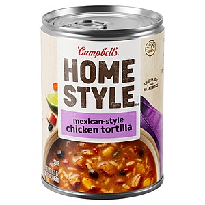 16-oz Can Campbell's Homestyle Mexican-Style Chicken Tortilla Soup $1.90 w/ Subscribe & Save
