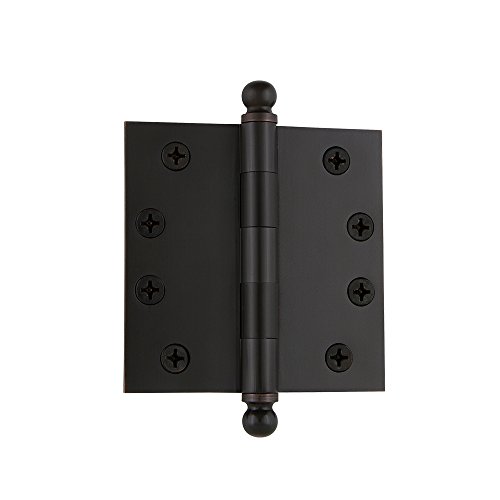 Grandeur Heavy Duty Brass Door Hinge with Square Corners