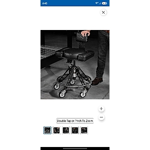 Vyper Elevated Steel Max EZ Lift Shop Chair