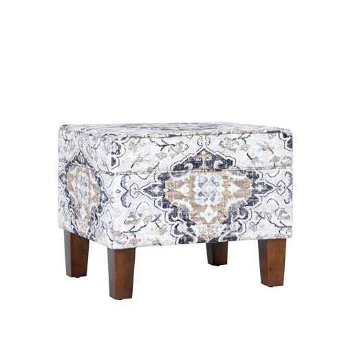 HomePop Home Decor |K7646-A862...Bedroom,Antiqued Ebony Cream