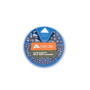 124 Pcs Ozark Trail Reusable Split Shot Fishing Weight Assortment Kit $3.87 + Free S&H w/ Walmart+ or $35