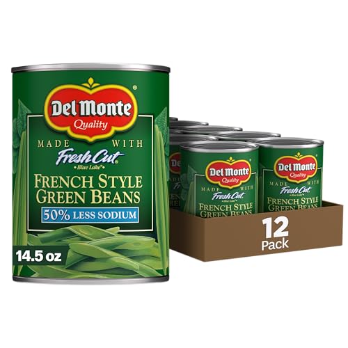 Del Monte Canned Fresh Cut Fre...odium,14.5 Ounce (Pack of 12