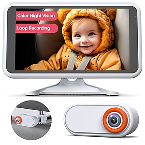 LUCKVIEW HD 1080P Baby Car Camera w/ Night Vision (White) $64.79 + FS