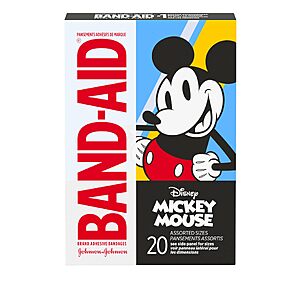 Various Band Aid Brand Kids Band-Aids 20ct,$2.79 with Q and S&S (Disney,Pokemon,Toy Story and more