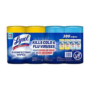 11 In Club Costco Lysol Disinfecting Wipes,Variety Pack,95-count,4-pack