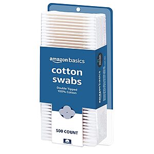 500-Count Amazon Basics Cotton Swabs $2.64