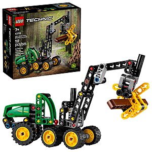 117-Piece LEGO Technic John Deere 1470H Wheeled Harvester $7.99 + Free Shipping w/ Prime or on $35