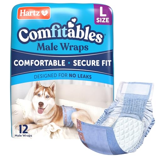 Hartz Comfitables Disposable M...tchy Waistband,Large 12 Count