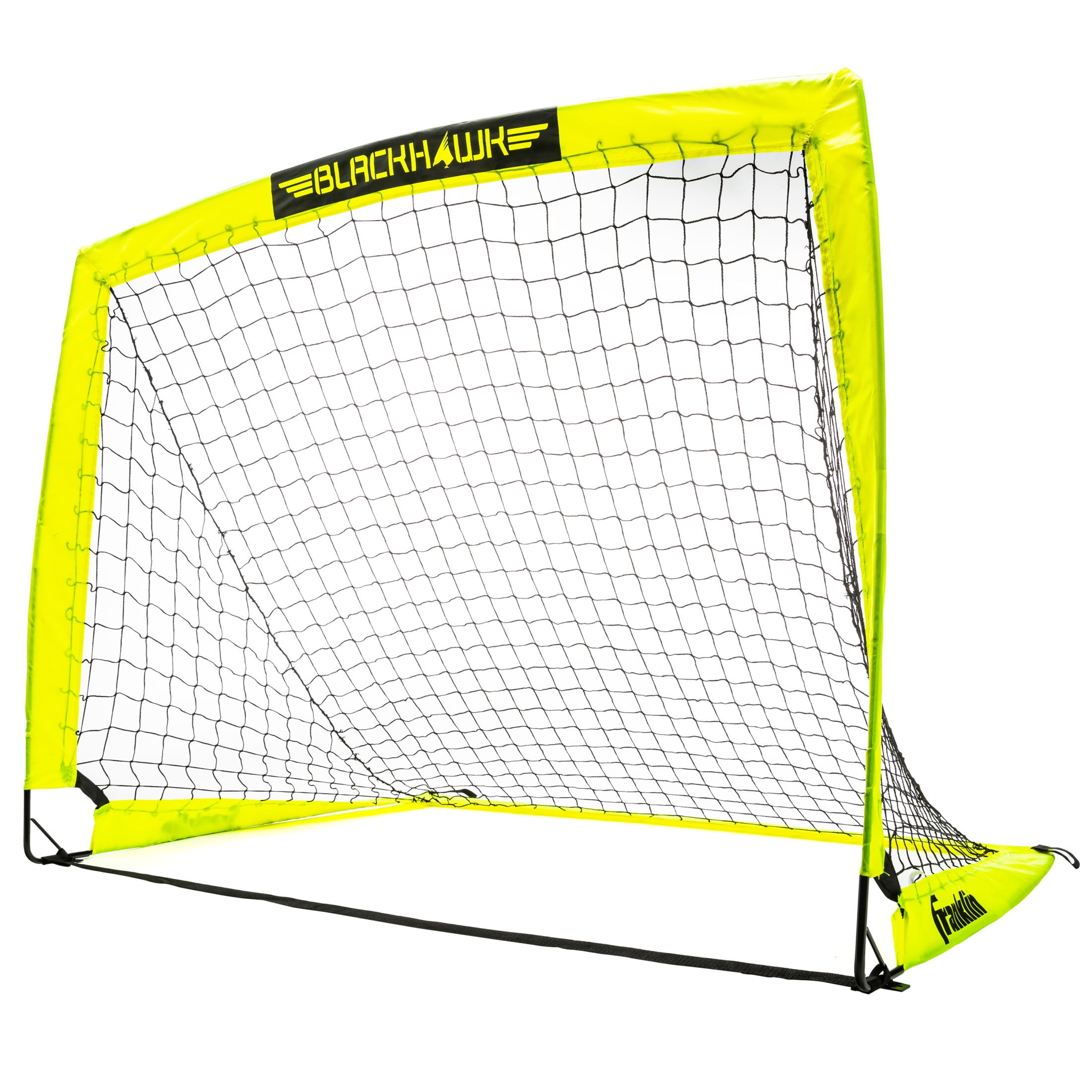 21.33 FS WALMART+ or Pick Up where avail:Hero image 0 of Franklin Sports Blackhawk Soccer Goal - Pop up - Indoor + Outdoor - Adult + Kids - 4' x 3' - Yellow