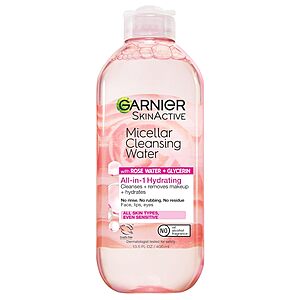 13.5-Ounce Garnier Micellar Water w/ Rose Water & Glycerin $5.55 w/ S&S + Free Shipping w/ Prime or on $35