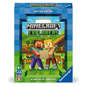 Ravensburger Minecraft Explorers Cooperative Card Game (Ages 8+) $7.20 + Free Shipping w/ Walmart