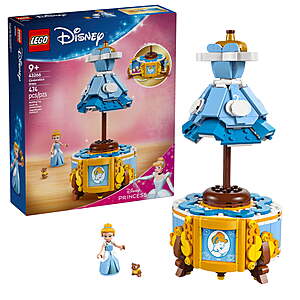 474-Piece LEGO Disney:Dresses - Cinderella's Dress $24.99 + Free S&H w/ Walmart+ or on $35