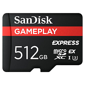 Costco Members in Select Locations:512GB SanDisk GamePLAY microSD Express Card $90 + Free S&H