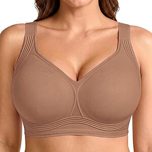 Xcutting Women's Wire-Free Full Coverage Push-Up Jelly Bra (Various) $8.50