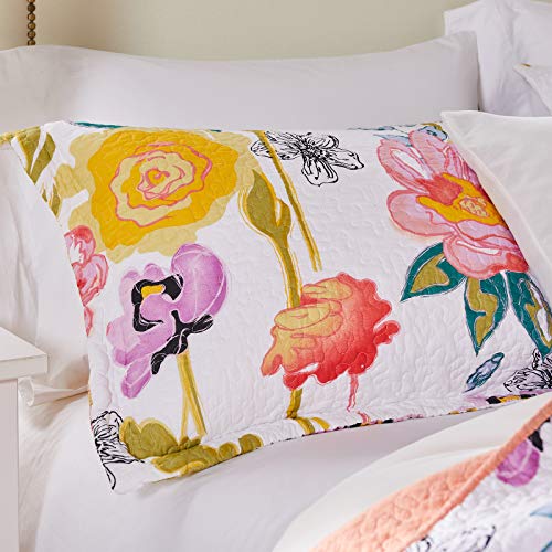 Greenland Home Fashions Water Dream Sham,King,Multicolor
