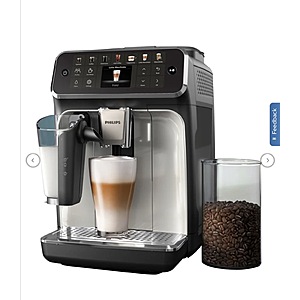 Philips 4400 Full Auto Coffee and Espresso Machine,LatteGo Milk Frother $799.99 + $9.99 shipping Costco.com $810