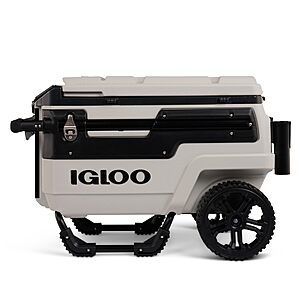 70-Qt Igloo Trailmate Journey Wheeled Cooler (Bone) $208 + Free S&H