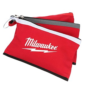 Milwaukee 12 in.Zipper Tool Bag in Multi-Color (3-Pack),$17.97,FS,Home Depot