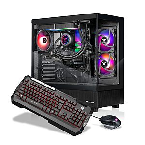 Thermaltake LCGS View 5860T-270 Gaming Desktop (AMD 7 5800X3D,ToughRam DDR4 3600Mhz 32GB RGB,NVIDIA RTX 5060 Ti 8GB,1TB NVMe M.2,Win 11) $1399.99