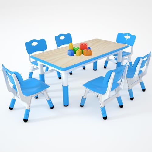 LulliSpace Kids Study Table an...e for Daycare,Classrooms,Home