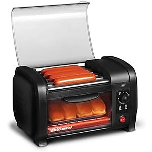 33.49 | Elite Gourmet EHD-051B Hot Dog Toaster Oven at Amazon