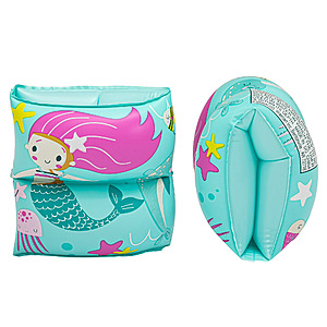 Bluescape Mermaid Inflatable Armbands $0.98,Bluescape Pink Transparent Air Mat Inflatable Pool Float $1.97,More + Free S&H w/ Walmart+ or on $35