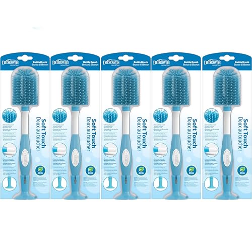 Dr.Brown's Soft Touch No Scra...Free,Blue 1-Pack (Pack of 5