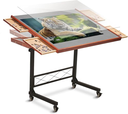 JoyBerri Puzzle Station โ 1500...over & Bonus 1000 Piece Puzzle